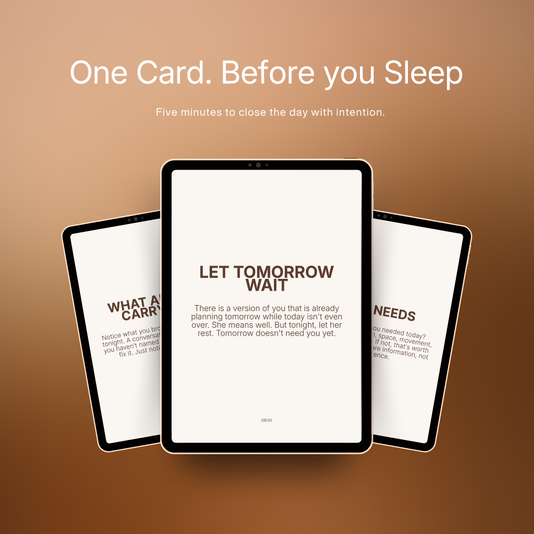 Quiet Hours - A 30-Card Reflection Deck for the End of Your Day