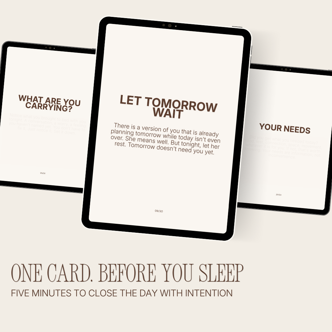 Quiet Hours - A 30-Card Reflection Deck for the End of Your Day